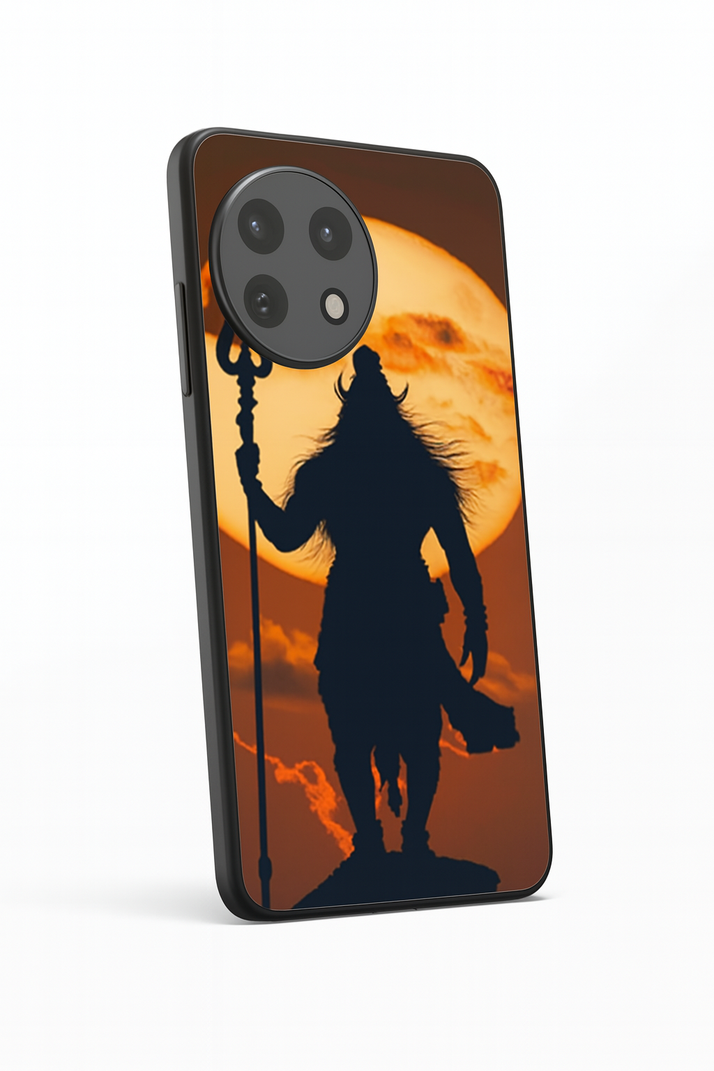 Soul of Kailash Premium Glass Back Cover For One Plus 13, 12, 11, 10, Nord Series