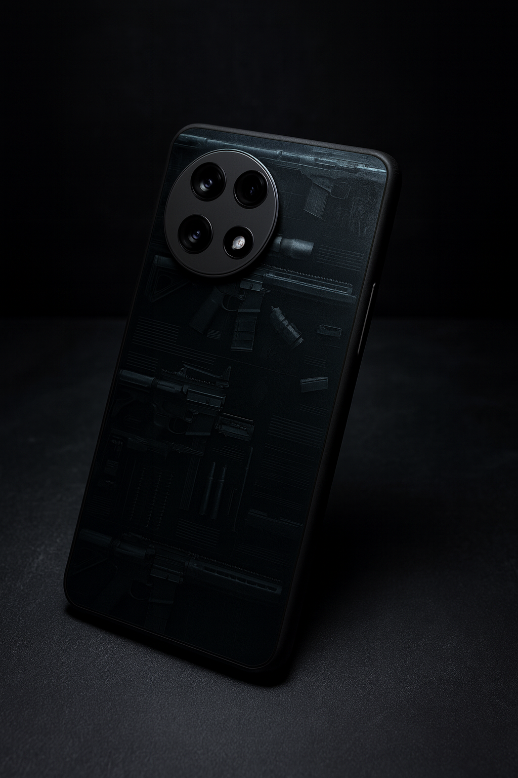 COD Guns Premium Glass Back Cover For One Plus 13, 12, 11, 10, Nord Series