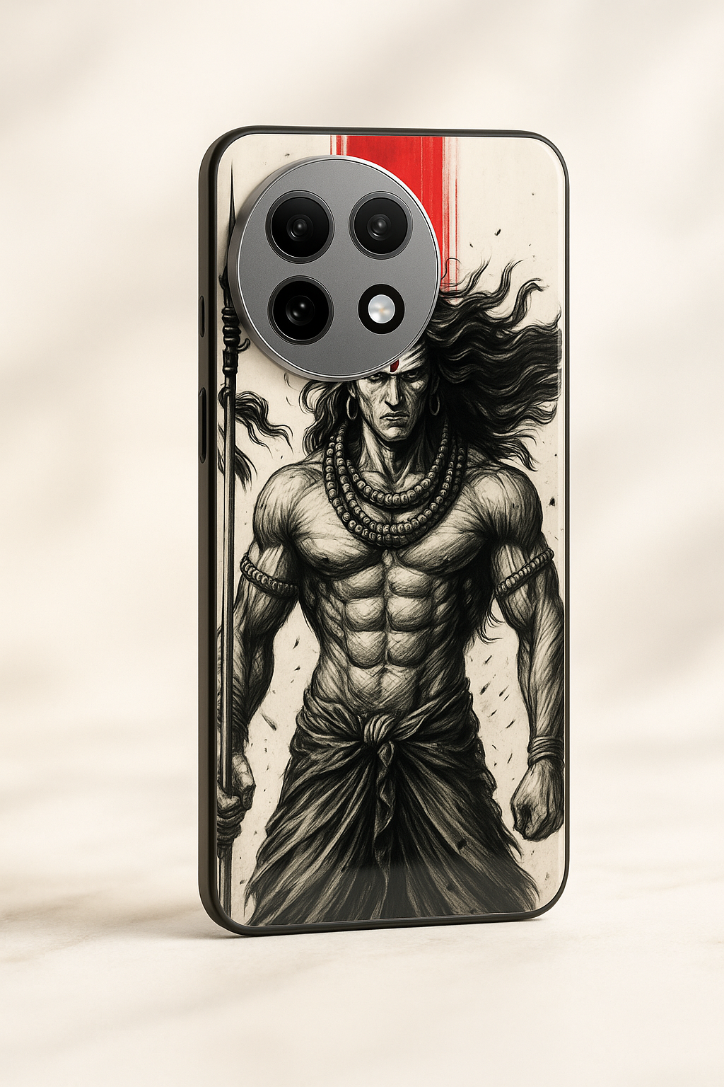 Shivraaj Premium Glass Back Cover For One Plus 13, 12, 11, 10, Nord Series