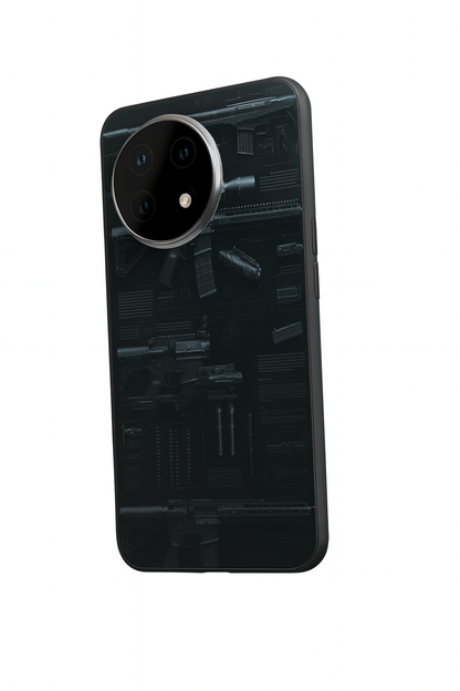 COD Guns Premium Glass Back Cover For One Plus 13, 12, 11, 10, Nord Series