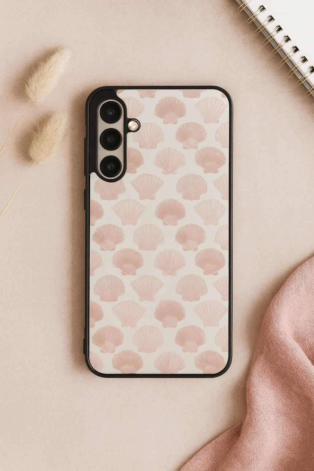 Ocean Whisper Premium Glass Back Cover For Galaxy S, A, M & F Series