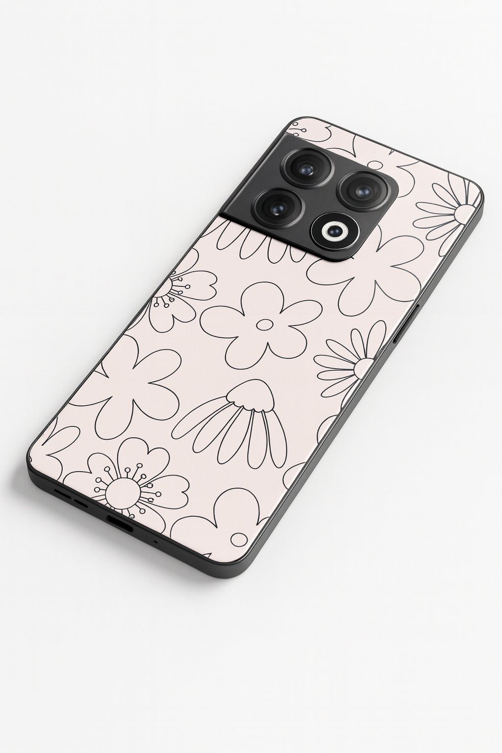 Outline Garden Glass Back Cover For One Plus 13, 12, 11, 10, Nord Series