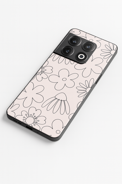 Outline Garden Glass Back Cover For One Plus 13, 12, 11, 10, Nord Series