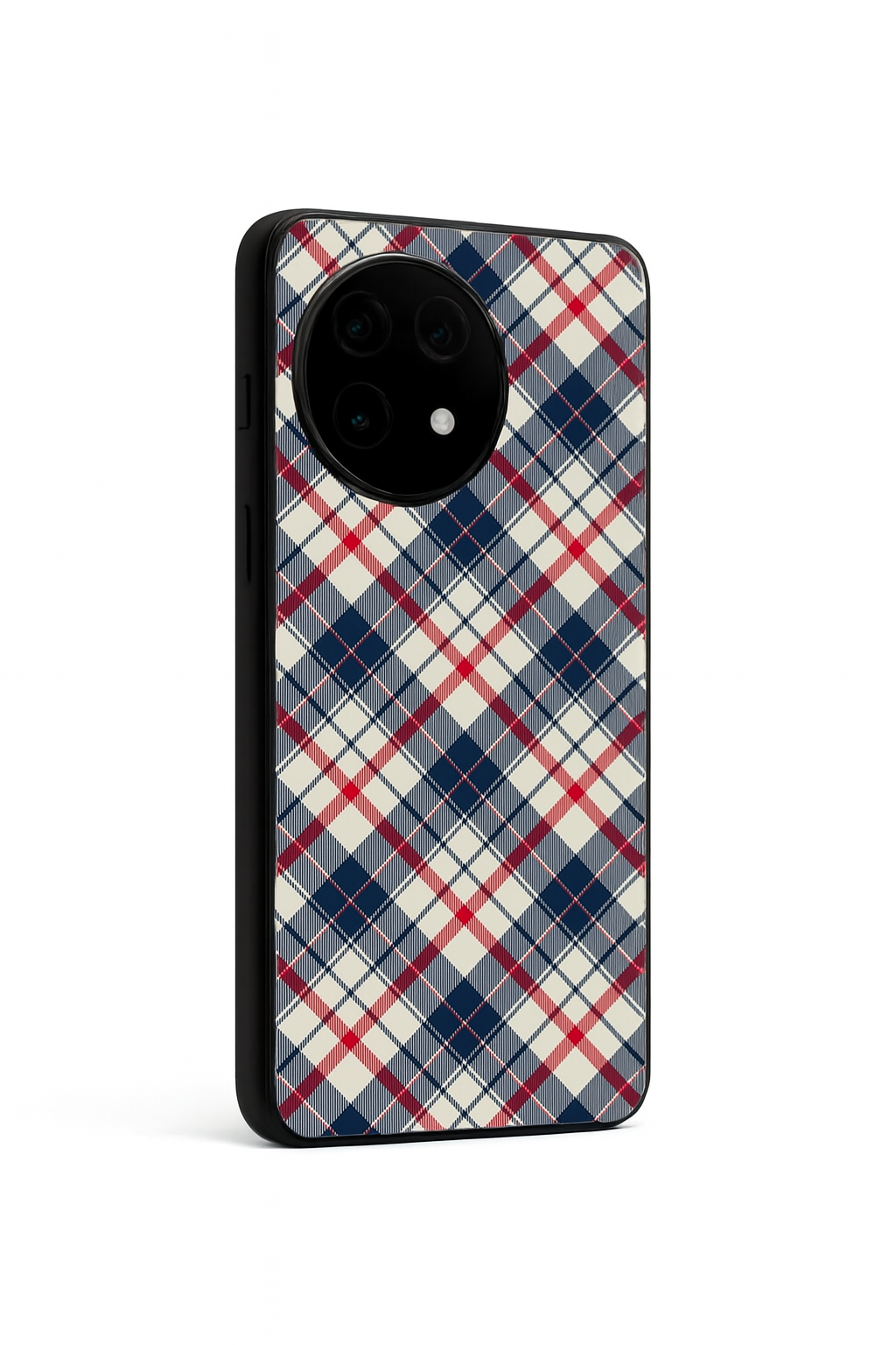 Plaid Perfection Glass Back Cover For One Plus 13, 12, 11, 10, Nord Series