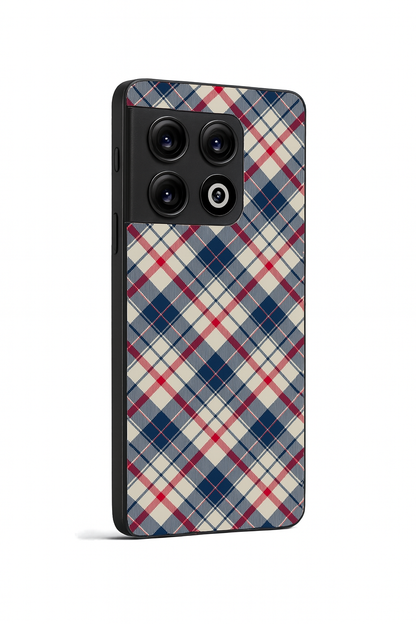 Plaid Perfection Glass Back Cover For One Plus 13, 12, 11, 10, Nord Series