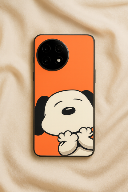 Puppy Love Glass Back Cover For One Plus 13, 12, 11, 10, Nord Series
