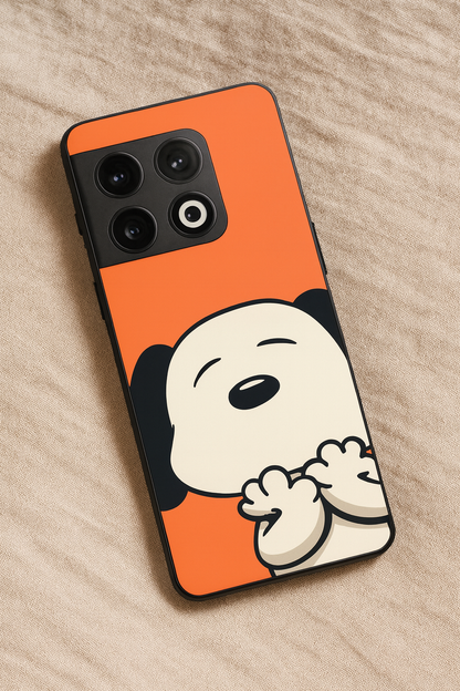 Puppy Love Glass Back Cover For One Plus 13, 12, 11, 10, Nord Series