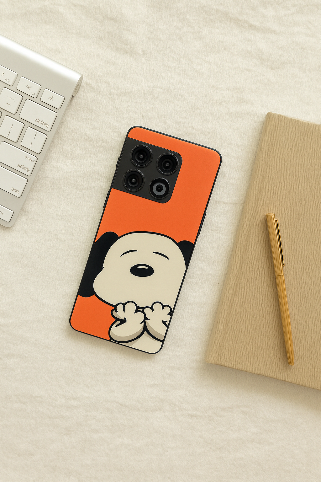 Puppy Love Glass Back Cover For One Plus 13, 12, 11, 10, Nord Series