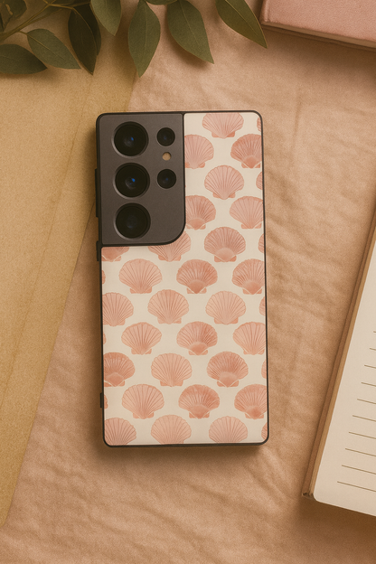 Ocean Whisper Premium Glass Back Cover For Galaxy S, A, M & F Series