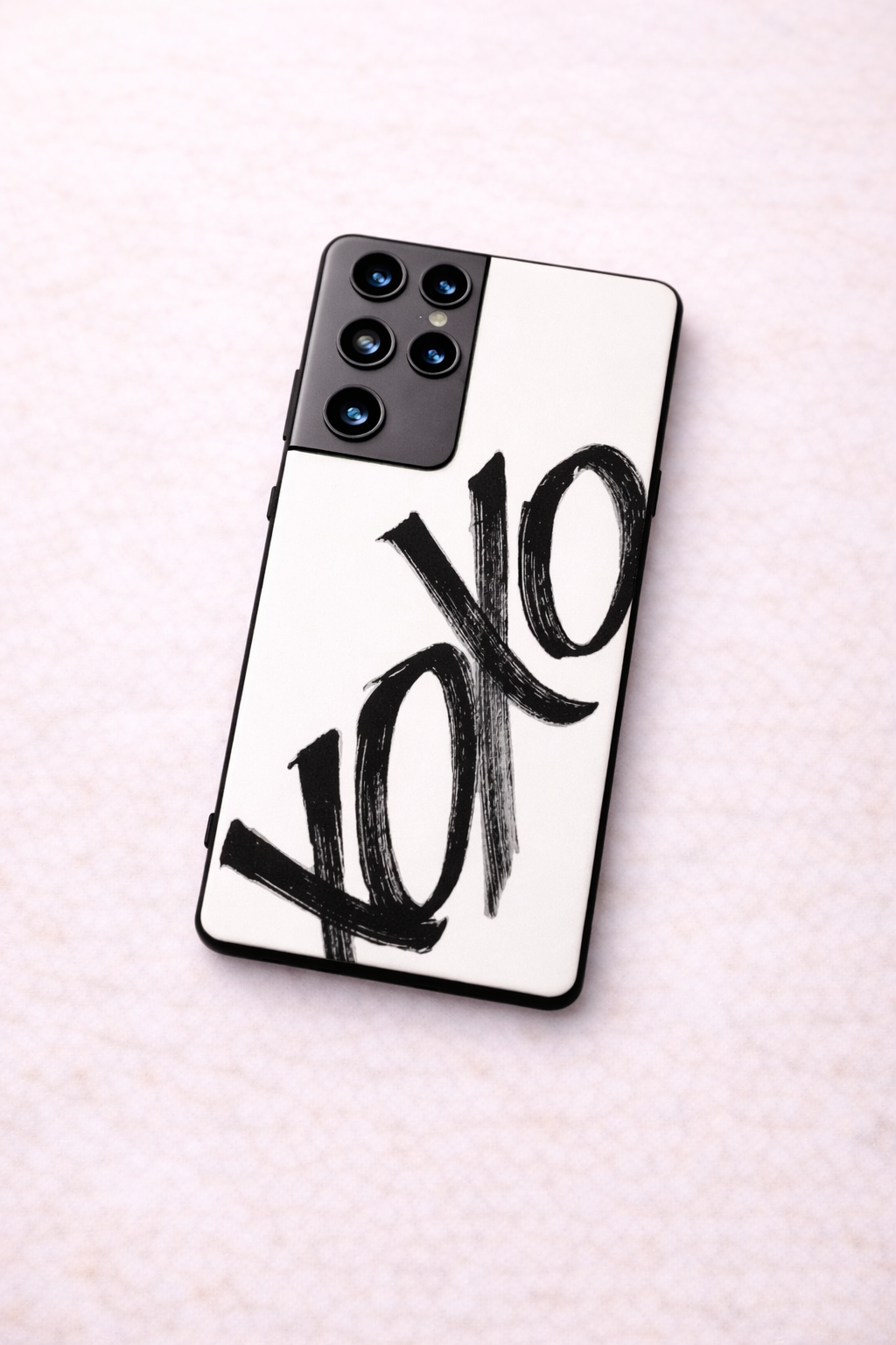 Bold XOXO Premium Glass Back Cover For Galaxy S, A, M & F Series