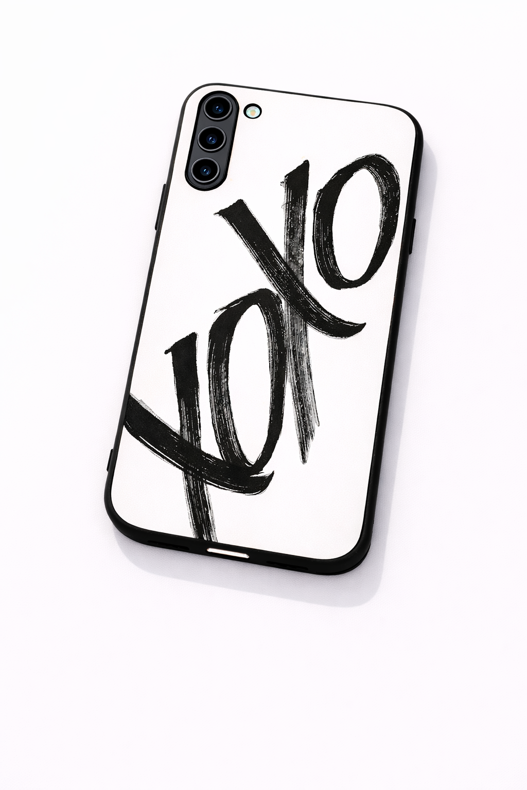 Bold XOXO Premium Glass Back Cover For Galaxy S, A, M & F Series