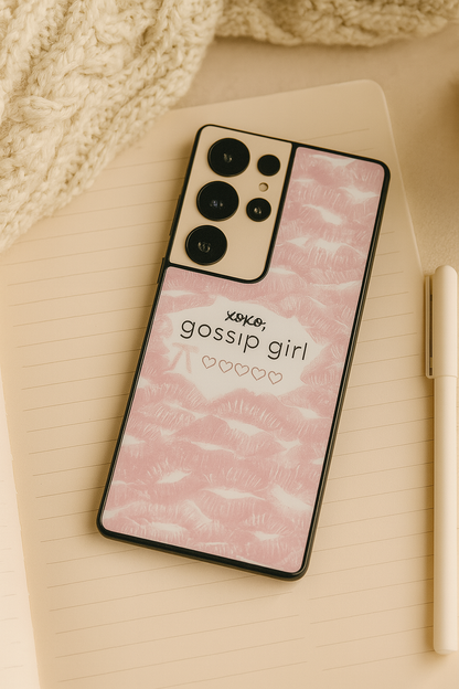 GOSSIP GIRL Blair’s Secret Premium Glass Back Cover For Galaxy S, A, M & F Series