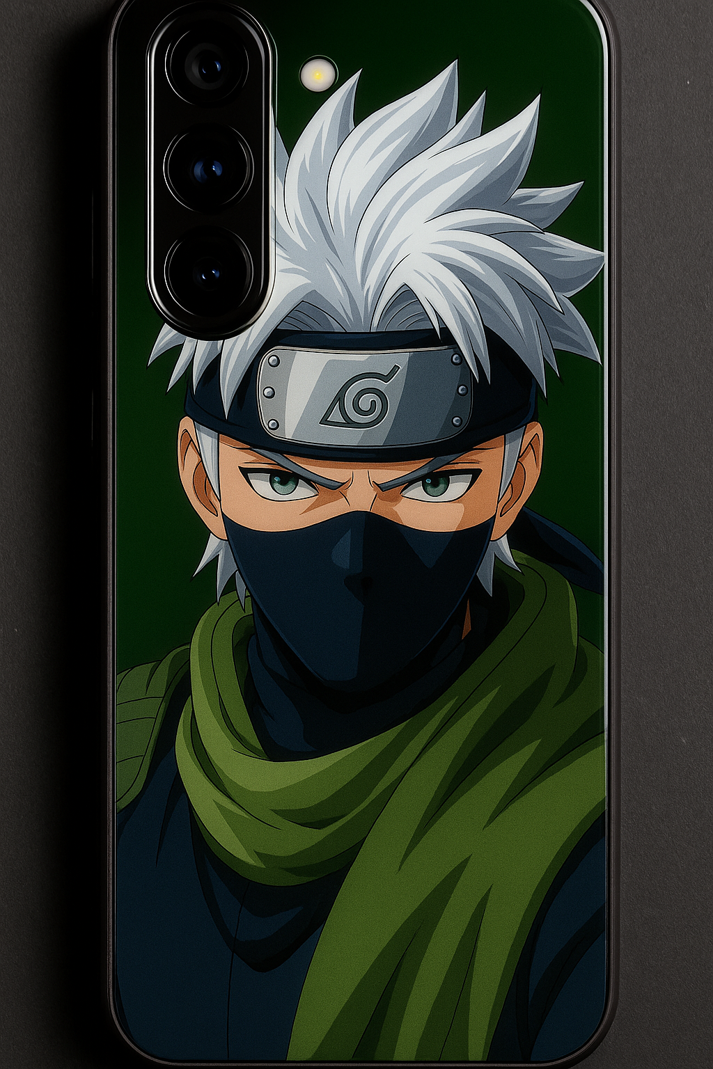 Kakashi Supremacy Premium Glass Back Cover For Galaxy S22, S23, S24, S25 Models