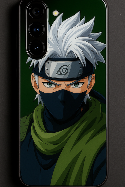 Kakashi Supremacy Premium Glass Back Cover For Galaxy S22, S23, S24, S25 Models