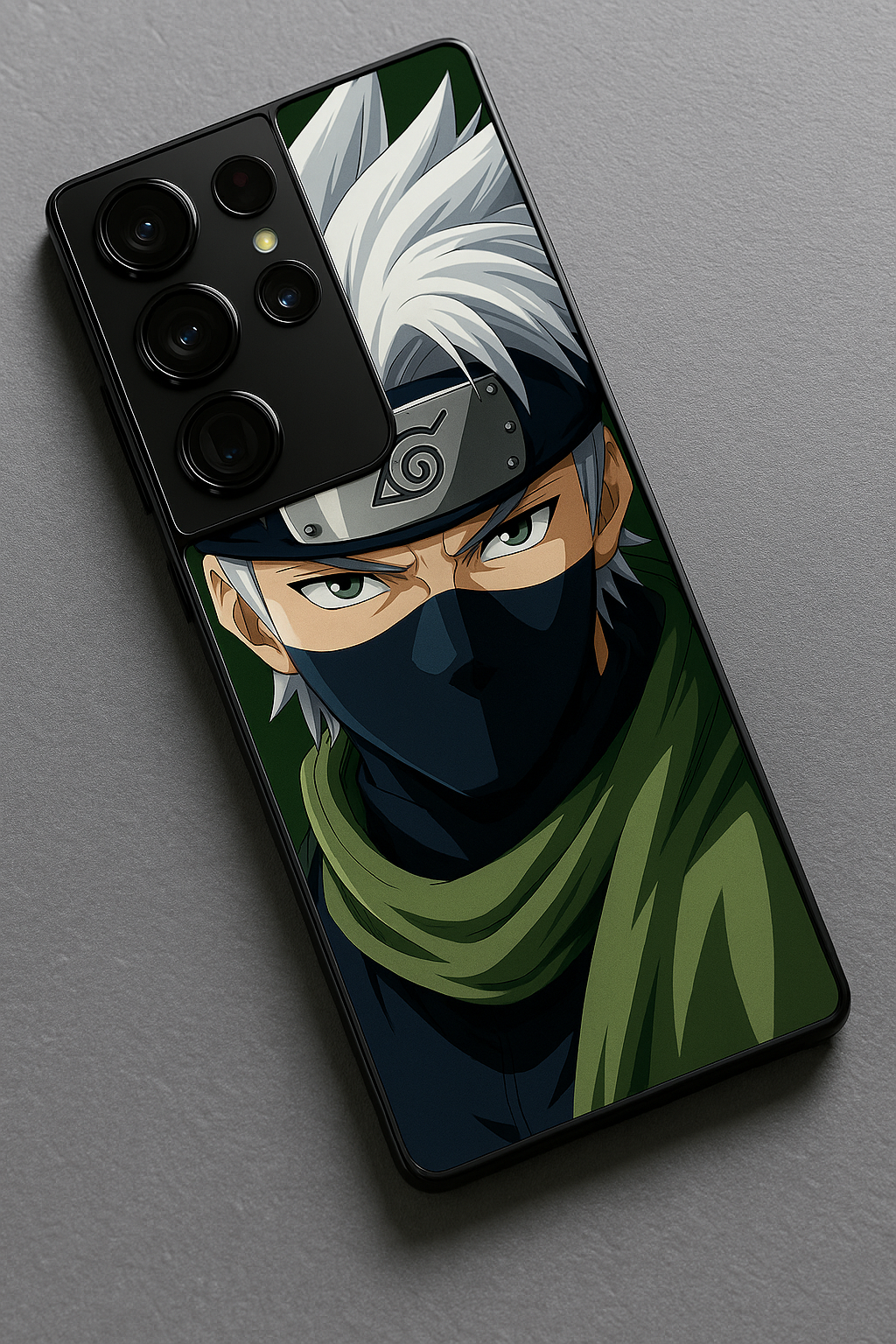 Kakashi Supremacy Premium Glass Back Cover For Galaxy S22, S23, S24, S25 Models