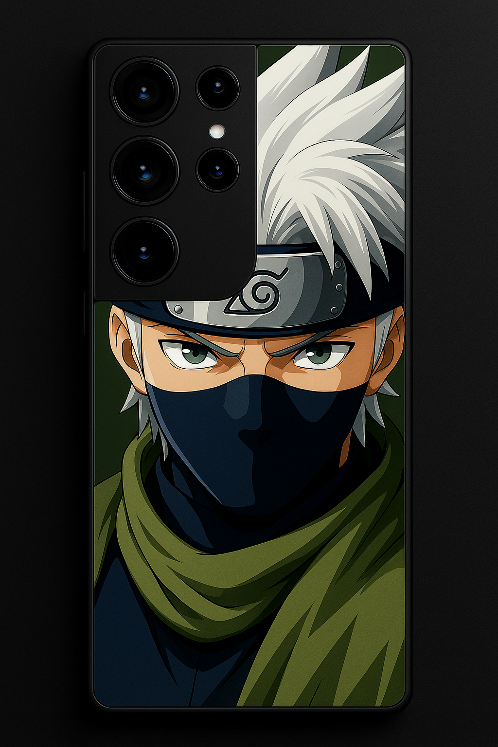 Kakashi Supremacy Premium Glass Back Cover For Galaxy S22, S23, S24, S25 Models