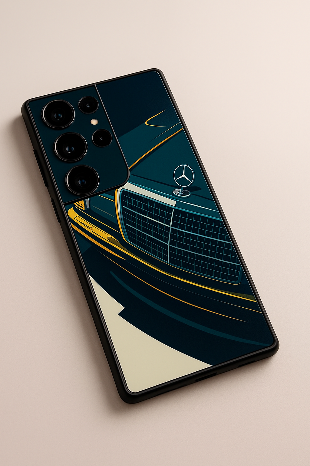 Class in Cars Premium Glass Back Cover For Galaxy S22, S23, S24, S25 Models