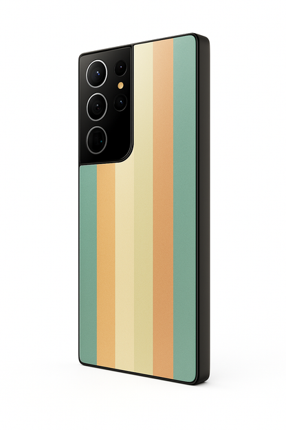 Groovy Lines Cover Premium Glass Back Cover For Galaxy S22, S23, S24, S25 Models
