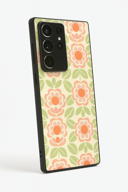 Sunset Garden Premium Glass Back Cover For Galaxy S22, S23, S24, S25 Models