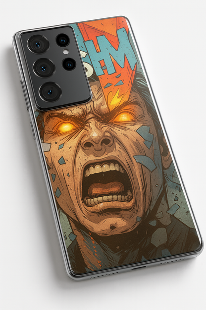 I Am Homelander Premium Glass Back Cover For Galaxy S22, S23, S24, S25 Models
