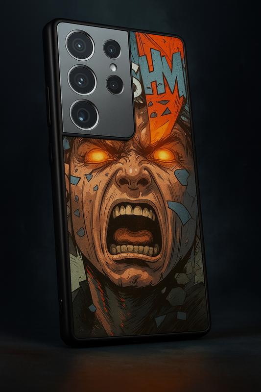 I Am Homelander Premium Glass Back Cover For Galaxy S22, S23, S24, S25 Models
