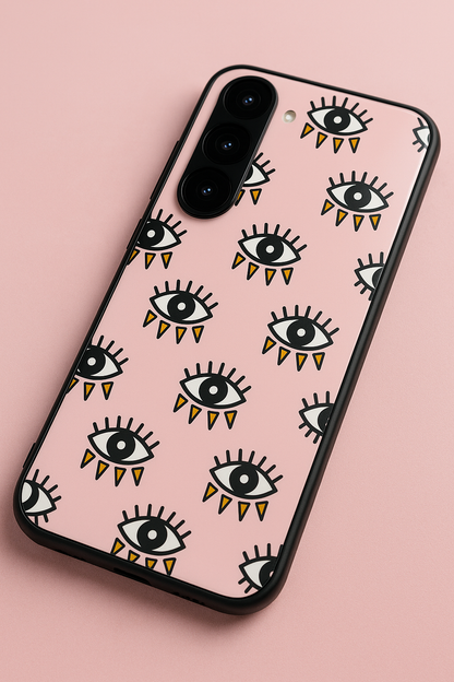 I Am Eyeing You Premium Glass Back Cover For Galaxy S22, S23, S24, S25 Models