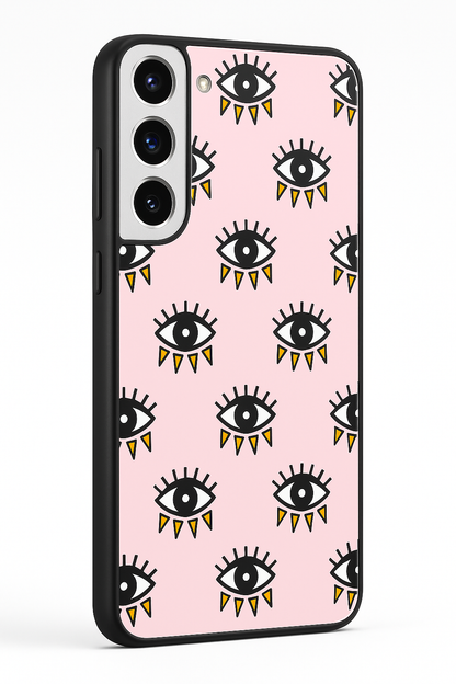 I Am Eyeing You Premium Glass Back Cover For Galaxy S22, S23, S24, S25 Models