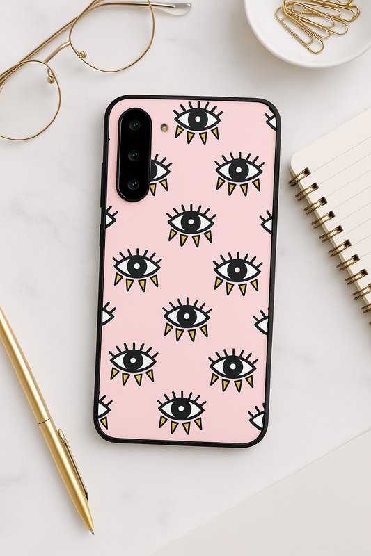 I Am Eyeing You Premium Glass Back Cover For Galaxy S22, S23, S24, S25 Models