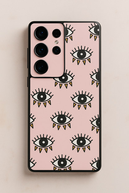 I Am Eyeing You Premium Glass Back Cover For Galaxy S22, S23, S24, S25 Models