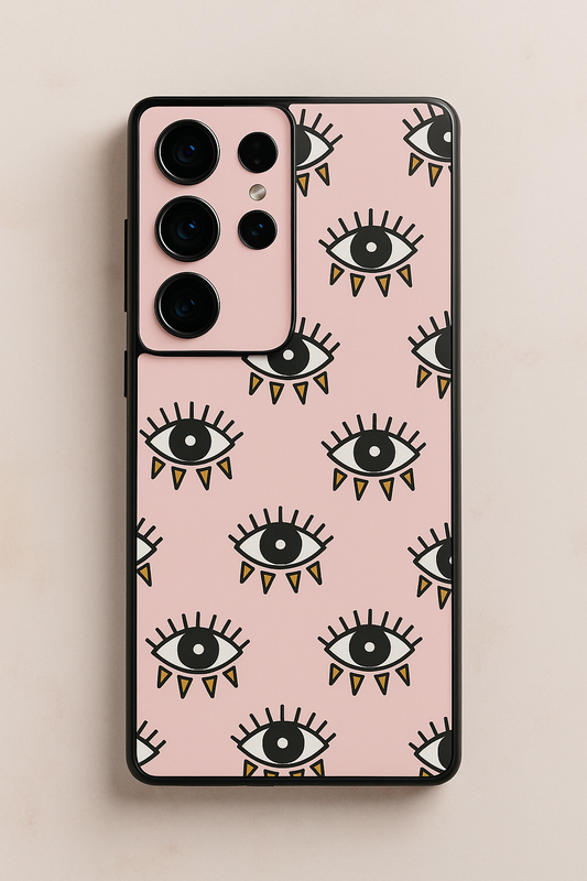 I Am Eyeing You Premium Glass Back Cover For Galaxy S22, S23, S24, S25 Models