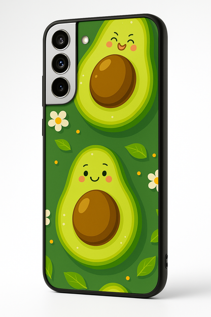 I Am Avacadoing Premium Glass Back Cover For Galaxy S22, S23, S24, S25 Models