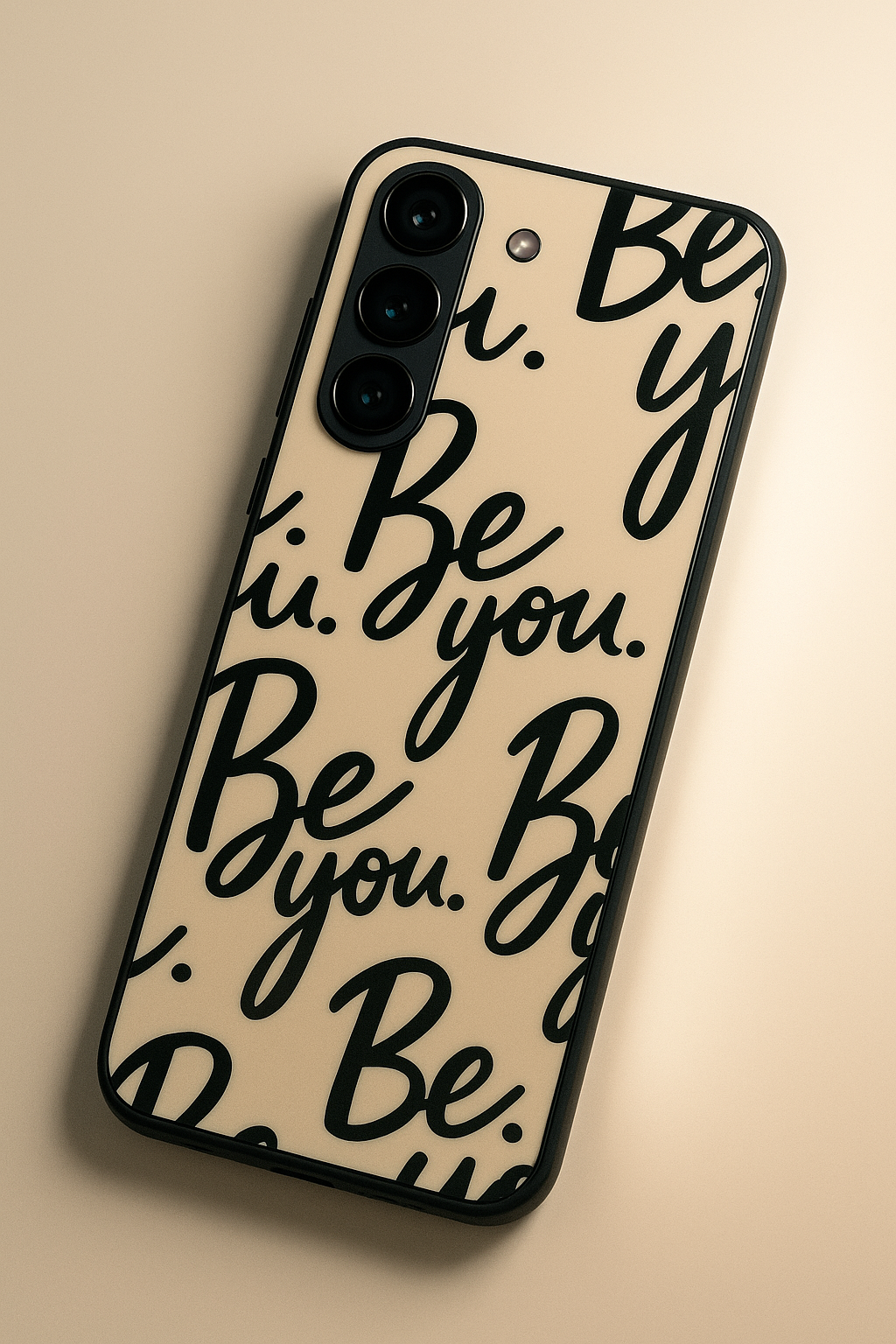 Be You Premium Glass Back Cover For Galaxy S22, S23, S24, S25 Models