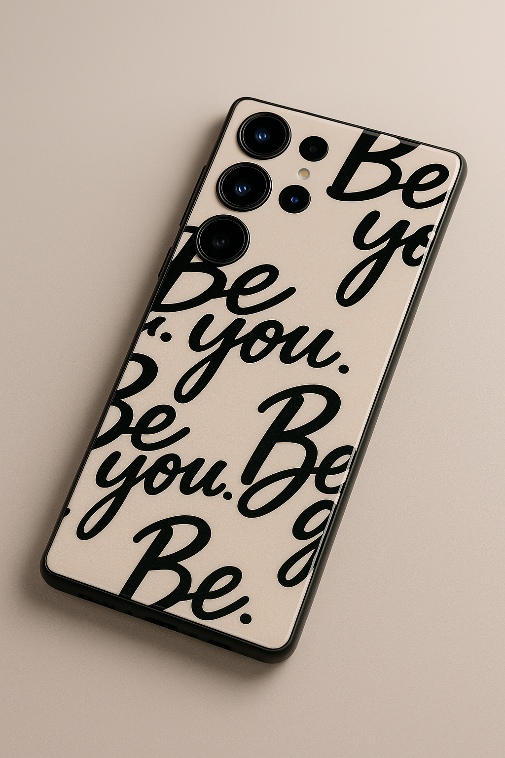 Be You Premium Glass Back Cover For Galaxy S22, S23, S24, S25 Models