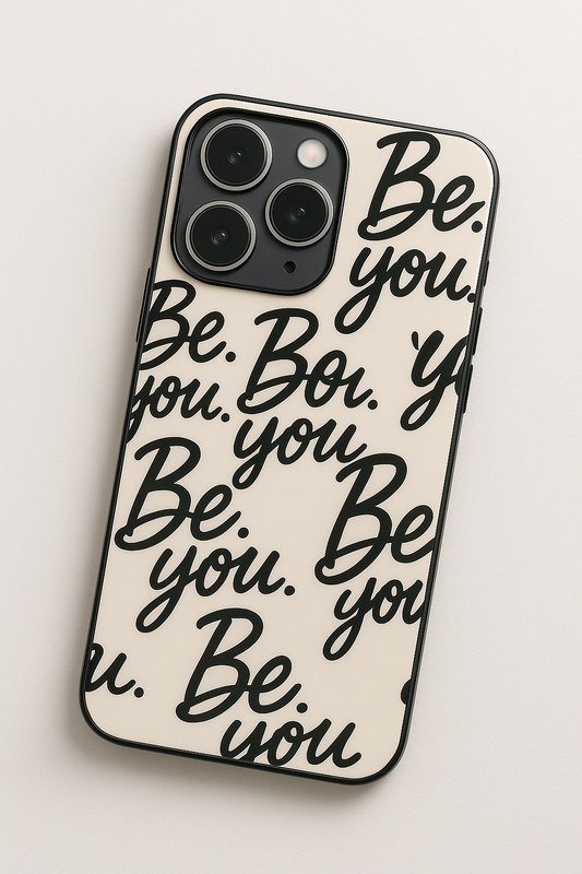 Be-You Premium Glass Back Cover For iPhone 11,12,13,14,15,16 Models
