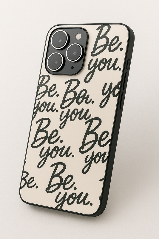 Be-You Premium Glass Back Cover For iPhone 11,12,13,14,15,16 Models
