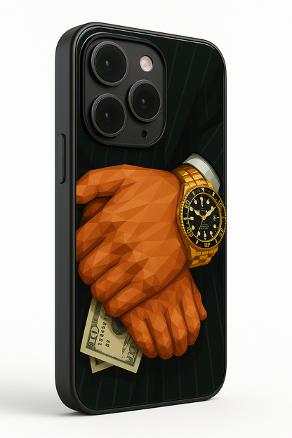 Money Matters Premium Glass Back Cover For iPhone 11,12,13,14,15,16 Models