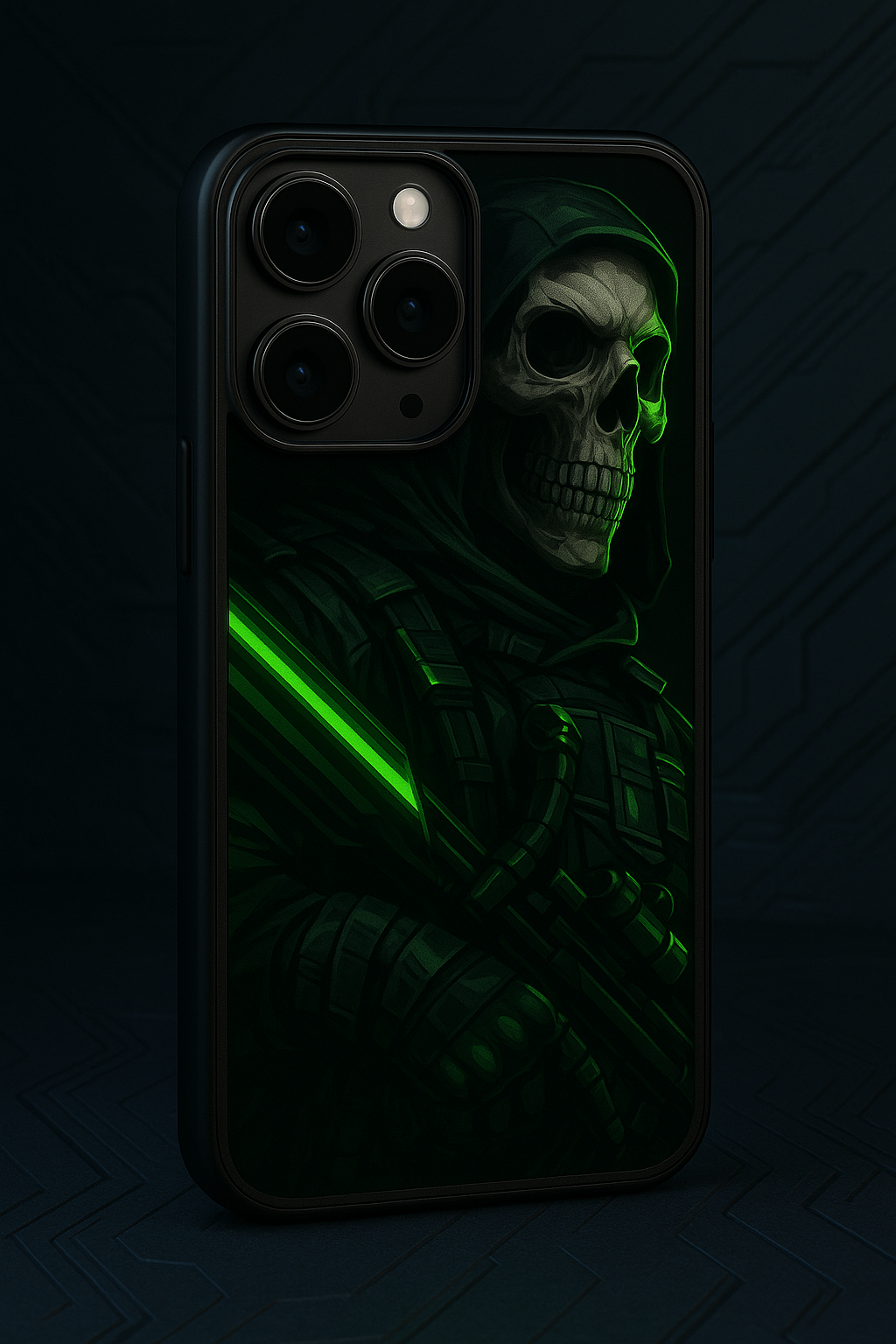 COD Zombie  Premium Glass Back Cover For iPhone 11,12,13,14,15,16 Models