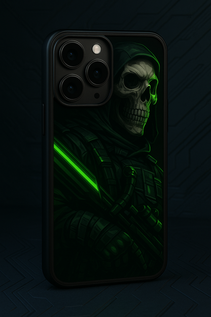 COD Zombie  Premium Glass Back Cover For iPhone 11,12,13,14,15,16 Models