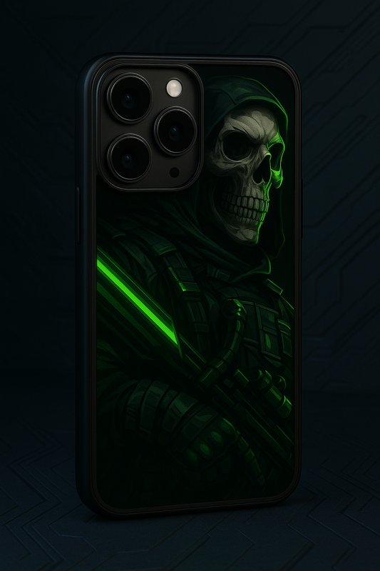 COD Zombie  Premium Glass Back Cover For iPhone 11,12,13,14,15,16 Models