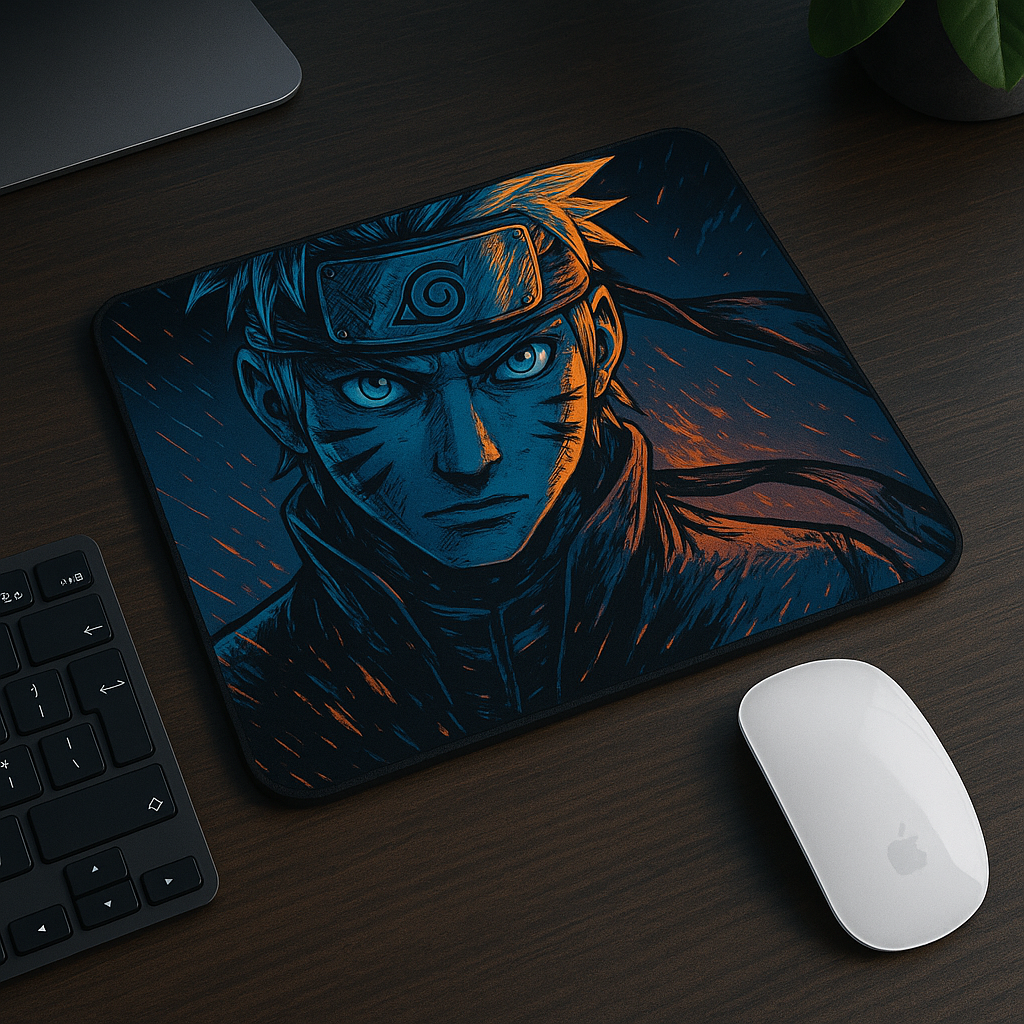 Printed Mouse Pad| Silicon Base | Naruto Anime Graphic | Available in Size - Small, Large