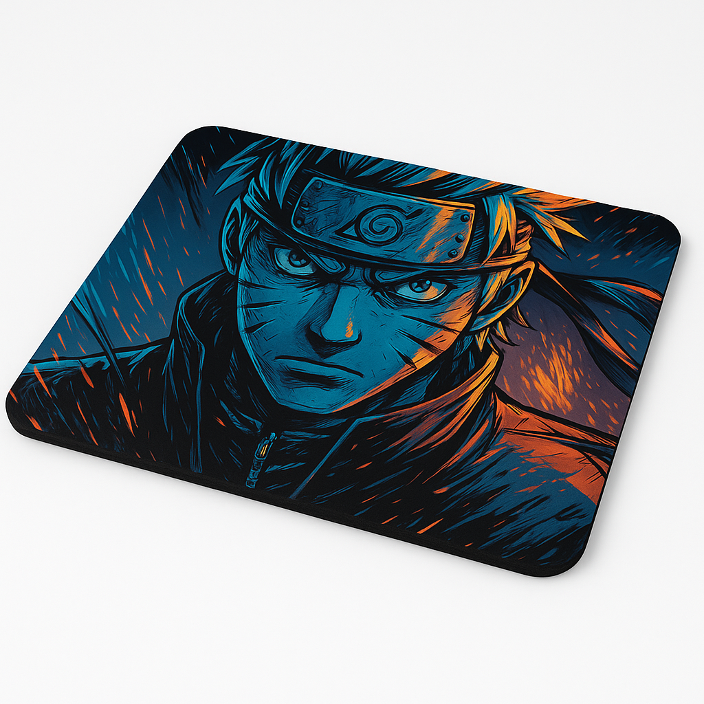 Printed Mouse Pad| Silicon Base | Naruto Anime Graphic | Available in Size - Small, Large