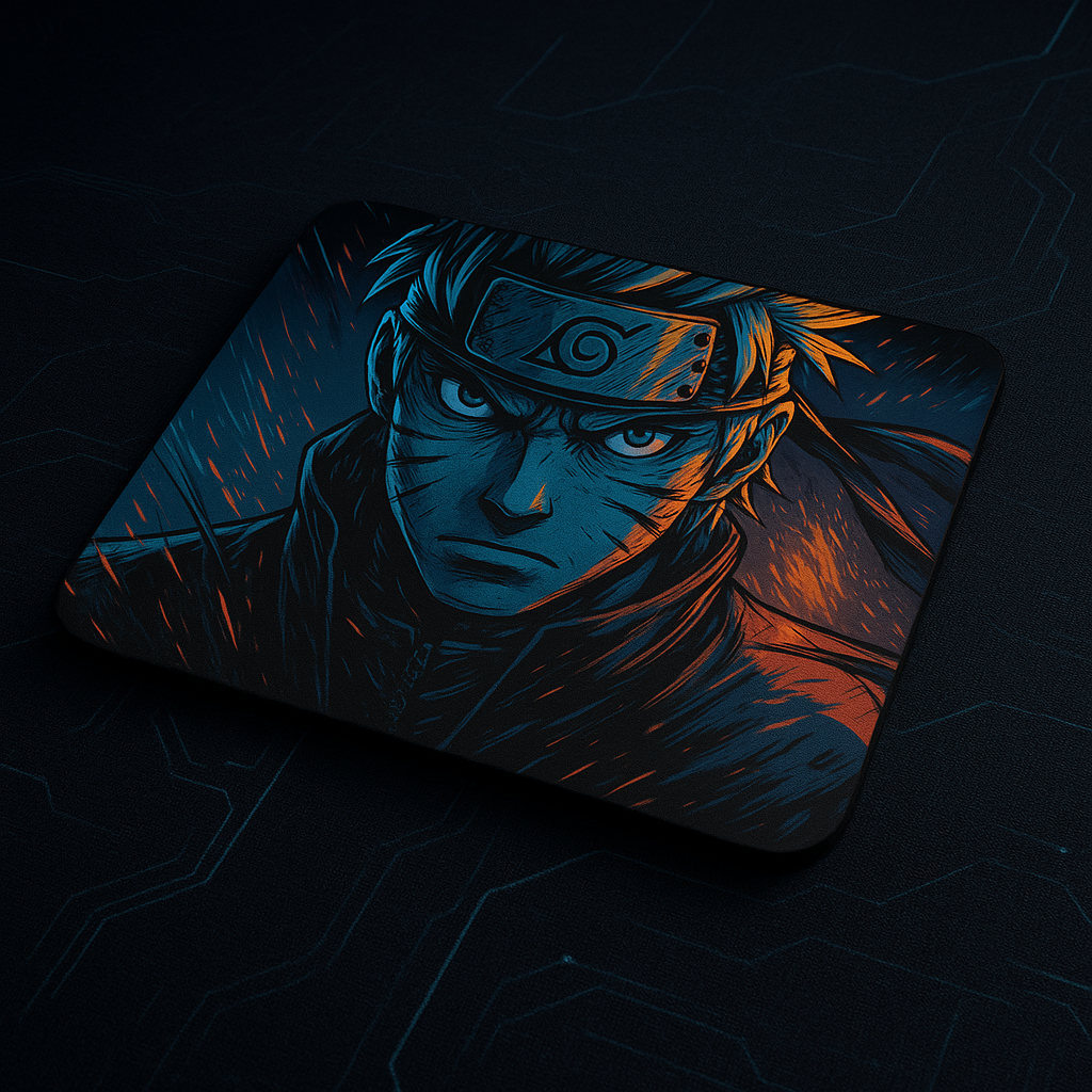 Printed Mouse Pad| Silicon Base | Naruto Anime Graphic | Available in Size - Small, Large