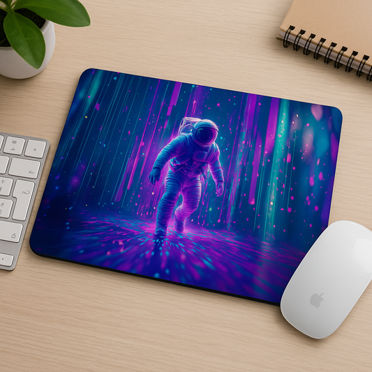 Printed Mouse Pad| Silicon Base | Astronaut In The Ocean Graphic | Available in Size - Small, Large