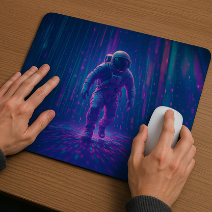 Printed Mouse Pad| Silicon Base | Astronaut In The Ocean Graphic | Available in Size - Small, Large