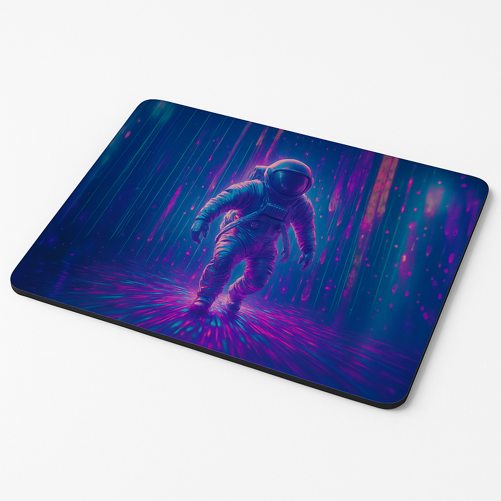 Printed Mouse Pad| Silicon Base | Astronaut In The Ocean Graphic | Available in Size - Small, Large