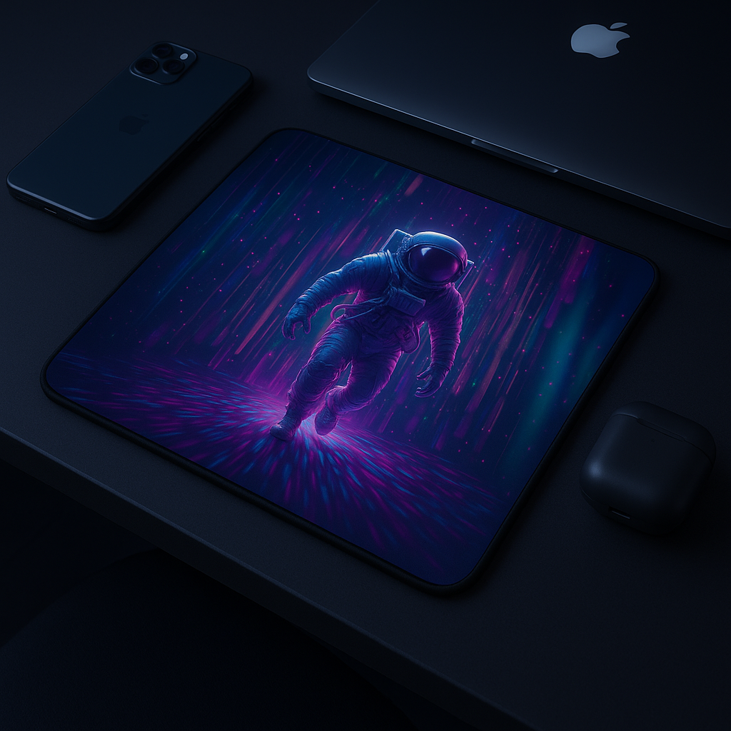 Printed Mouse Pad| Silicon Base | Astronaut In The Ocean Graphic | Available in Size - Small, Large