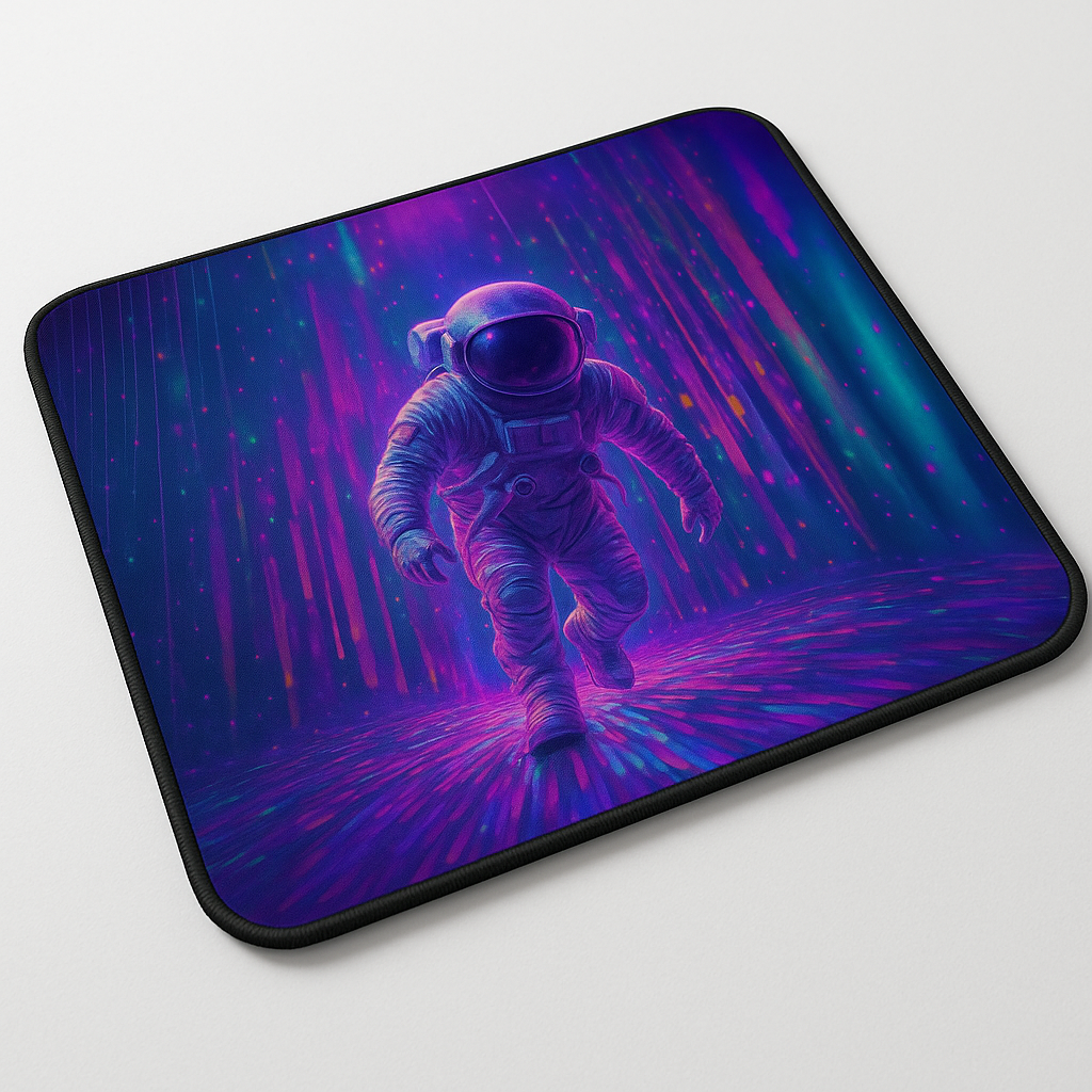 Printed Mouse Pad| Silicon Base | Astronaut In The Ocean Graphic | Available in Size - Small, Large