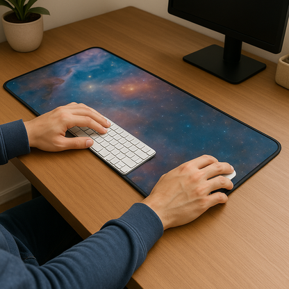Printed Mouse Pad| Silicon Base | Starry Glaze Graphic | Available in Size - Small, Large
