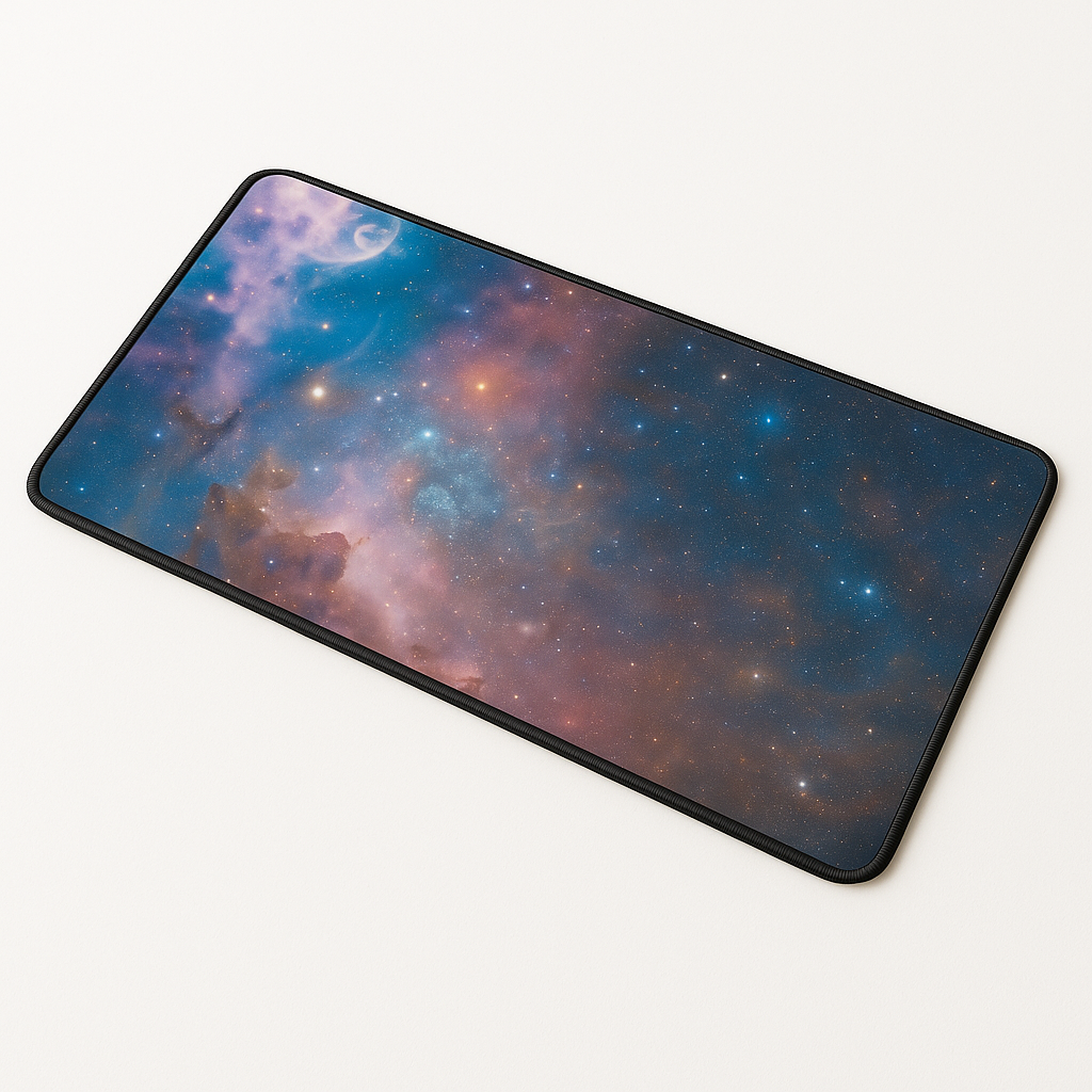 Printed Mouse Pad| Silicon Base | Starry Glaze Graphic | Available in Size - Small, Large