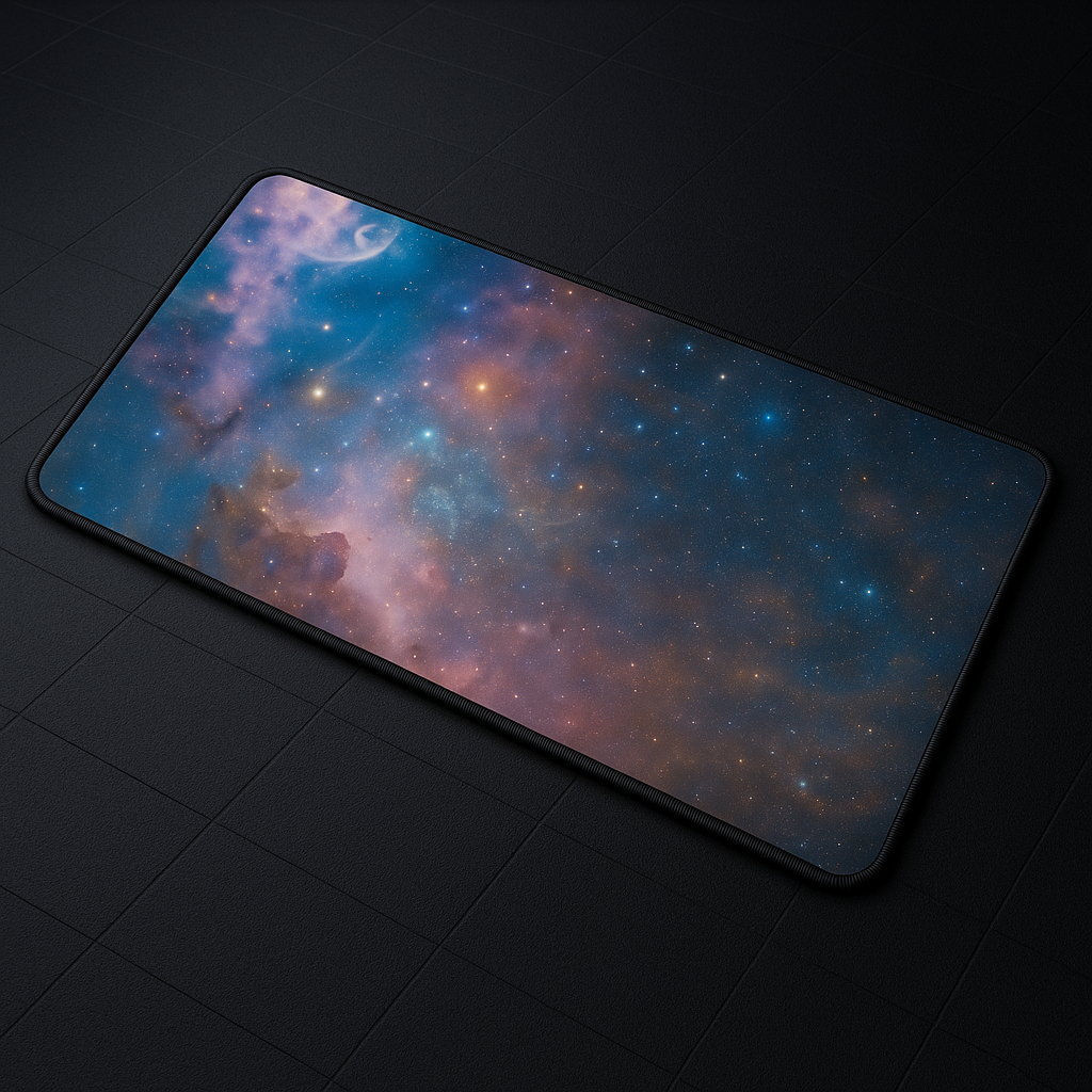 Printed Mouse Pad| Silicon Base | Starry Glaze Graphic | Available in Size - Small, Large